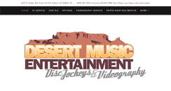 Desktop Screenshot of desertmusicentertainment.com